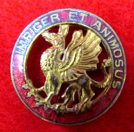 US WWII 12th Coastal Artillery Regiment Distinctive Unit Insignia, Trio — image 3