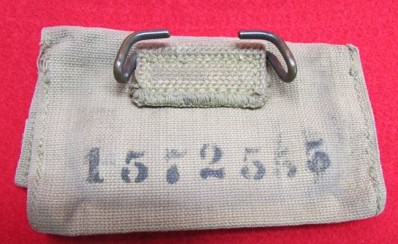 US WWI Double Snap Bandage Pouch, L.C.C.. & Co. 1917 — image 4