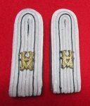 German WWII Heer Administration Officer Shoulder Boards, Pair
