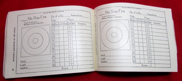 US WWI Soldier's Handbook of the Rifle and Score Book, M1917 — image 3