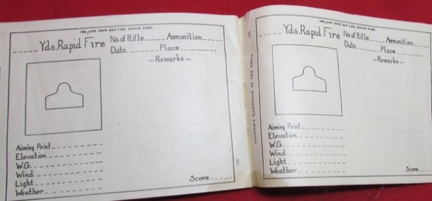 US WWI Soldier's Handbook of the Rifle and Score Book 1918 — image 4