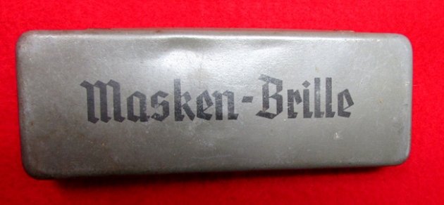 German WWII Maskenbrille Issue Gasmask Eyeglass Frames — image 2