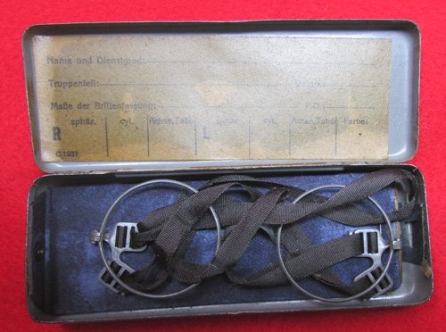 German WWII Maskenbrille Issue Gasmask Eyeglass Frames — image 3