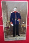 German Imperial Era, Colorized CDV, Full Standing Oldenburg Soldier