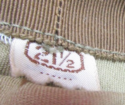 US WWII WAAC Woman's Enlisted Hobby Hat without Insignia, Identified — image 6