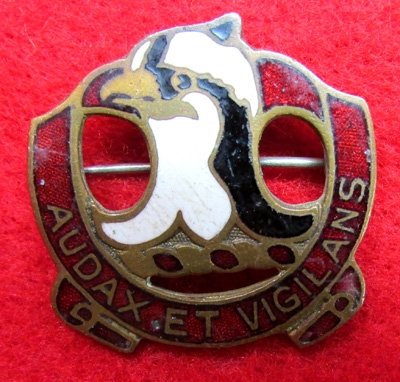 US WWII 11th Harbor Defense Artillery Regiment Distinctive Unit Insignia, Trio — image 3