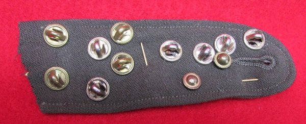 US WWII Army WAC Nurse Insignia Lot Attached to Shoulder Strap — image 3