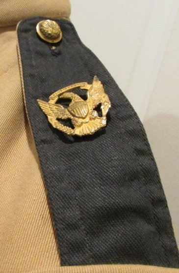 US Spanish-American War Era, Army Staff Officers Tan Cotton Coat, Named — image 4