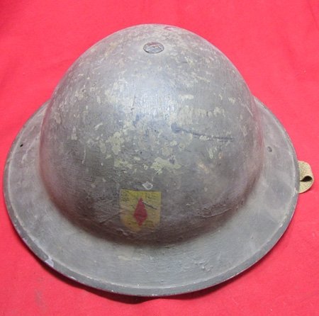 Irish Republic WWII Helmet, British Shell, Eastern Command — image 2