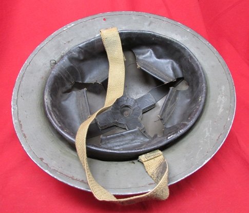 Irish Republic WWII Helmet, British Shell, Eastern Command — image 4