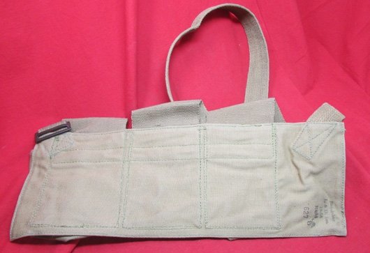 US WWI Browning Automatic Rifle Bandoleer, Right Side, 1918 Dated — image 3