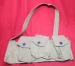 US WWI Browning Automatic Rifle Bandoleer, Right Side, 1918 Dated