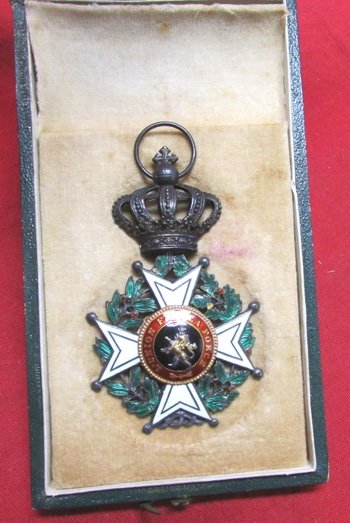 Belgian 1890's Order of Leopold Medals & Document Grouping — image 10