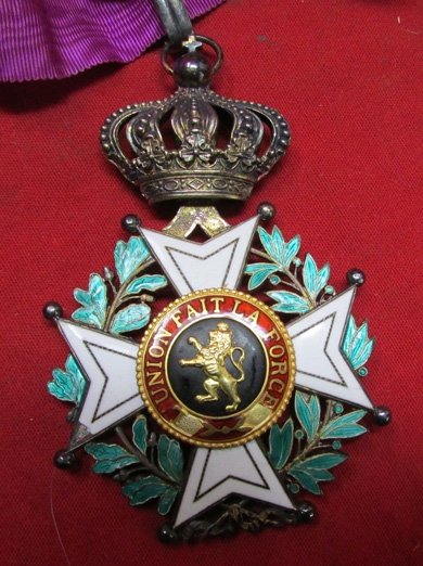 Belgian 1890's Order of Leopold Medals & Document Grouping — image 4