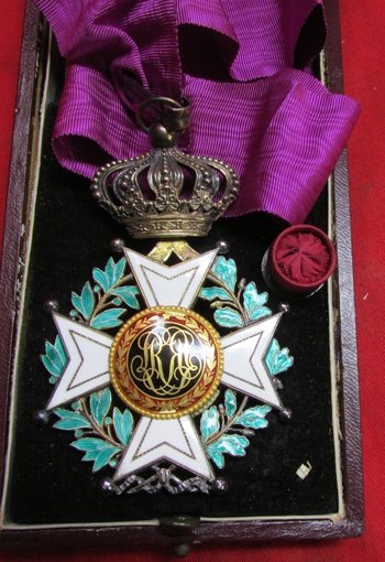 Belgian 1890's Order of Leopold Medals & Document Grouping — image 6