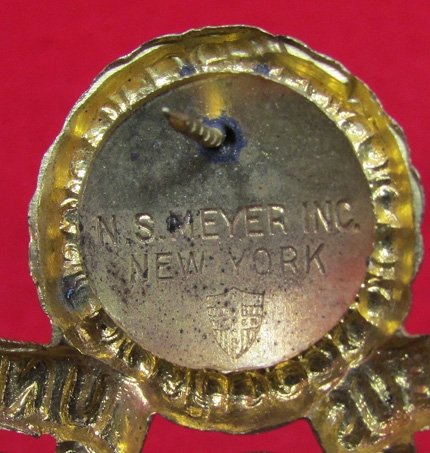 US WWII Army Officers Hat Eagle, Large Style, NS Meyer New York — image 4