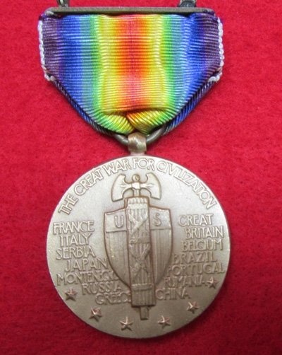 US WWI Victory Medal, Very Clean — image 3