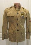 US WWI Army Officer Khaki Cotton Coat, Signal Corps, Mexican …