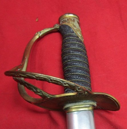 US M1872 Cavalry Officer Sword, Pasquale San Francisco Retailer — image 2