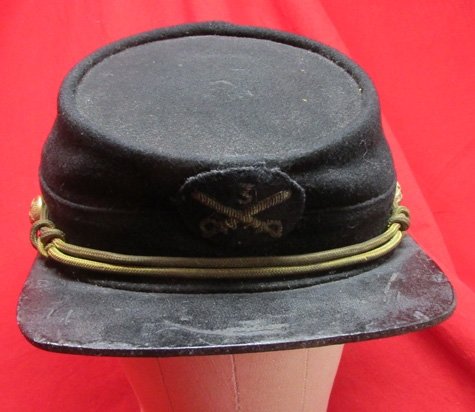 US Indian War Army M1872 Officers Kepi, 3rd Cavalry — image 2