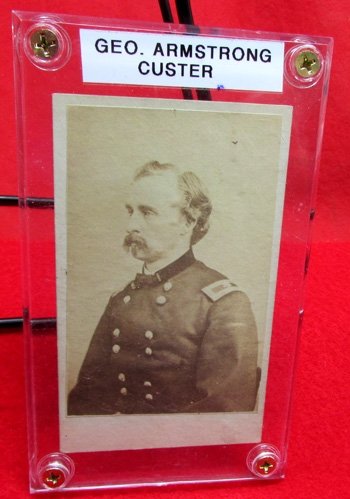 US Civil War Era CDV, Brigadier General George Armstrong Custer, Philadelphia Photographic Co. — image 2