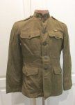 US WWI Army Enlisted Wool Service Coat, Private, Artillery, 1917 …
