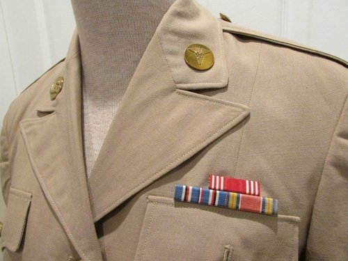 US WWII Woman's Summer Tropical WAC Khaki Uniform Set, Nurse, 7th Service Command — image 3