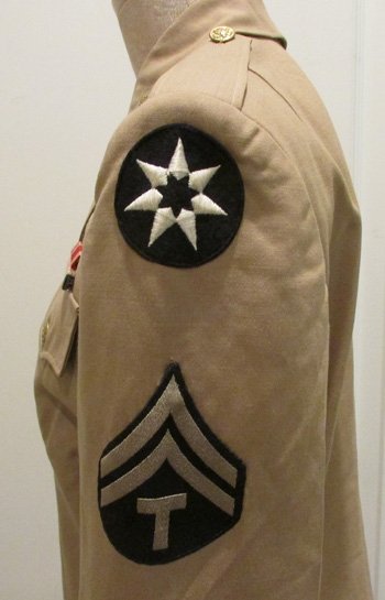 US WWII Woman's Summer Tropical WAC Khaki Uniform Set, Nurse, 7th Service Command — image 5