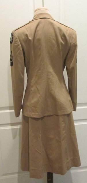 US WWII Woman's Summer Tropical WAC Khaki Uniform Set, Nurse, 7th Service Command — image 6