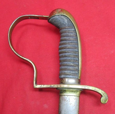 US Indian Wars Era, M1872 Artillery Officers Sword, German Blade, Horstmann Philadelphia — image 2