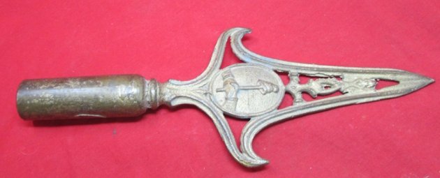 Argentine Mid-20th Century Brass Flagpole Top — image 5