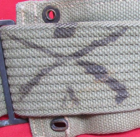 US M1903 10-Pocket Infantry Eagle Snap Cartridge Belt, & Eagle Snap .45 Pistol Magazine Pouch — image 5