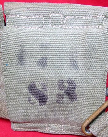 US M1903 10-Pocket Infantry Eagle Snap Cartridge Belt, & Eagle Snap .45 Pistol Magazine Pouch — image 6