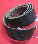 German WWII Wehrmacht/Civil Black Leather Enlisted Belt