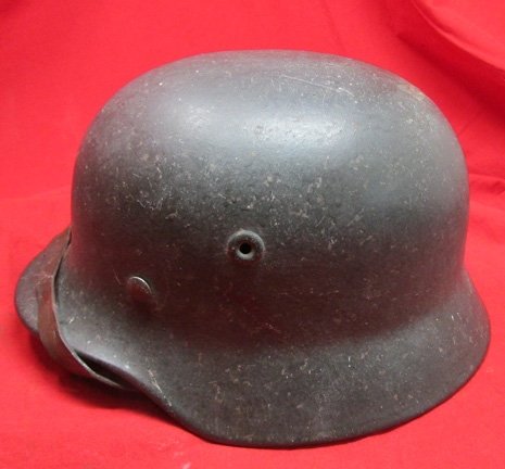German WWII Army M1940 Steel Helmet, Q64 — image 2