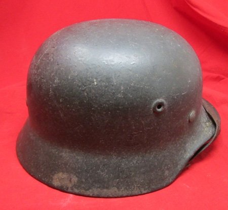 German WWII Army M1940 Steel Helmet, Q64 — image 3