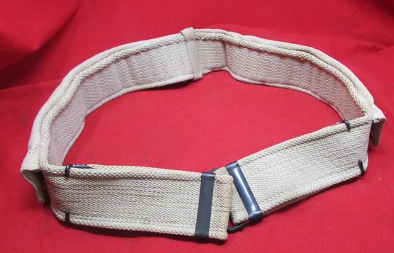US Pre WWI US Navy Mills White Canvas Ammunition Belt, Krag, 40 Rounds — image 2