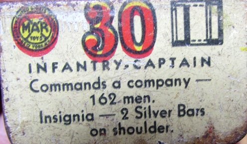 US 1930's Lot of Tin Marx Toy Soldiers, 31 Pieces — image 3
