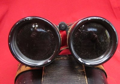 German WWII Binoculars & Case, Hensoldt Dialyt 10x — image 5