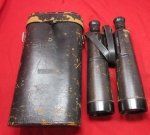 German WWII Binoculars & Case, Hensoldt Dialyt 10x