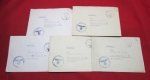 German WWII Feldpost Envelope & Letter Lot, Same Person, Luftwaffe …