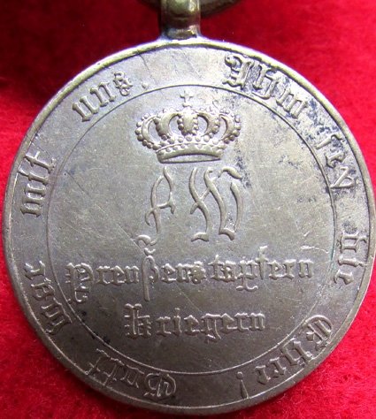 German, Prussian, Napoleonic War 1813 Combatant's Medal — image 3