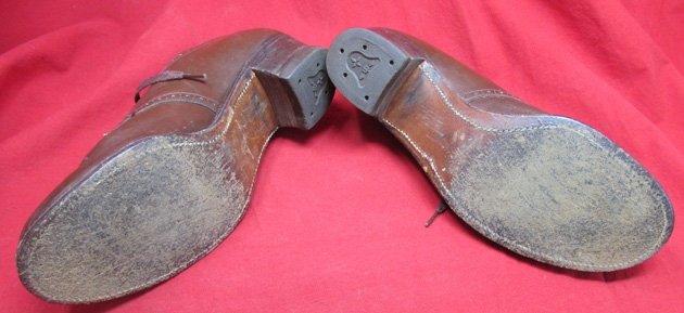 US WWII WAC, USMC, Leather Issue Shoes, Size 5 — image 4