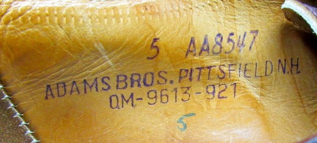 US WWII WAC, USMC, Leather Issue Shoes, Size 5 — image 6