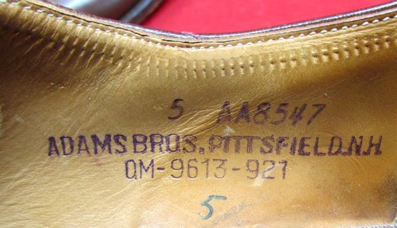 US WWII WAC, USMC, Leather Issue Shoes, Size 5 — image 7