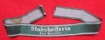 German WWII Heer Stabshelferin Cuff Title