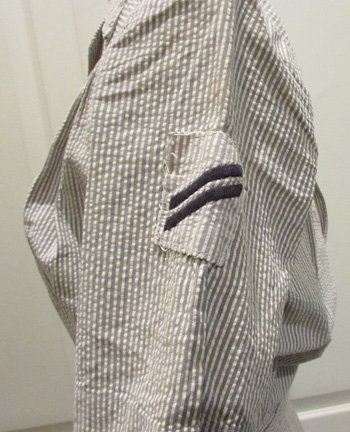 US WWII WAVES Seersucker Belted Dress Identified — image 4