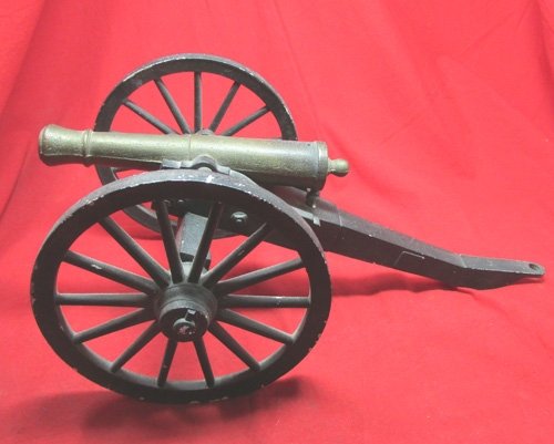 US Civil War Centennial Era, Large Size Napoleon Cannon, Cast Cast Aluminum — image 2
