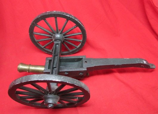 US Civil War Centennial Era, Large Size Napoleon Cannon, Cast Cast Aluminum — image 4