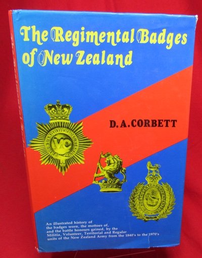 The Regimental Badges of New Zealand, D.A. Corbett, Revised Edition 1980 — image 2